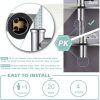 10 Stainless Steel Brushed Nickel Single Handle Single Hole Faucet for Farmhouse rv Utility bar Laundry Sinks 5
