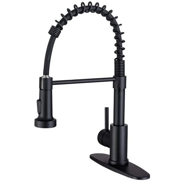 9 WEWE Sus304 Stainless Steel Matte Black Industrial Single Handle 6