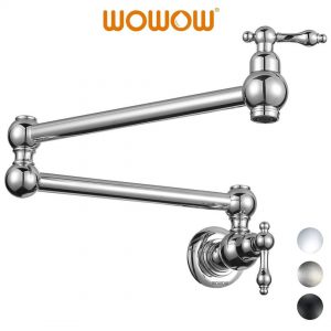 1 2311100C WOWOW Commercial Kitchen Pot Filler Chrome 1