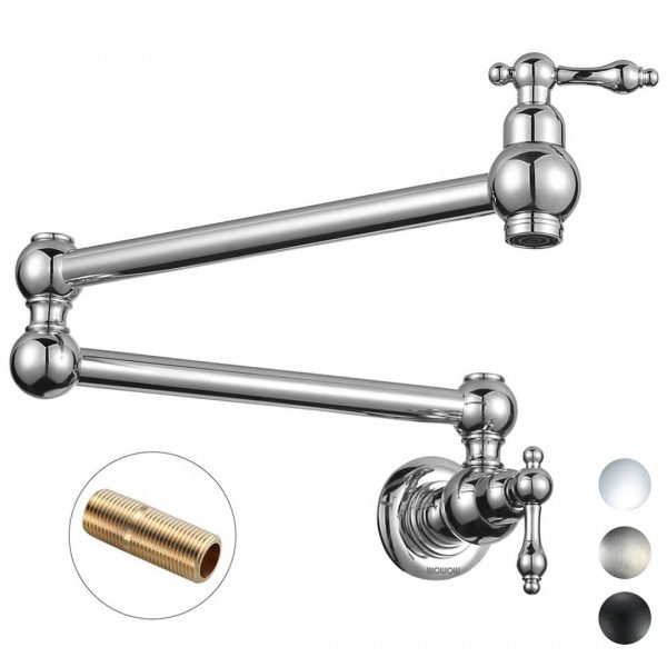 44 2311100C 0 0 WOWOW Commercial Kitchen Pot Filler Pasta Arm Chrome