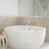 Brushed Nickel wall mounted bathroom sink faucet 3