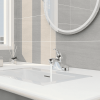 WOWOW 4 Inch Centerset Single Handle Bathroom Faucet In Chrome 1