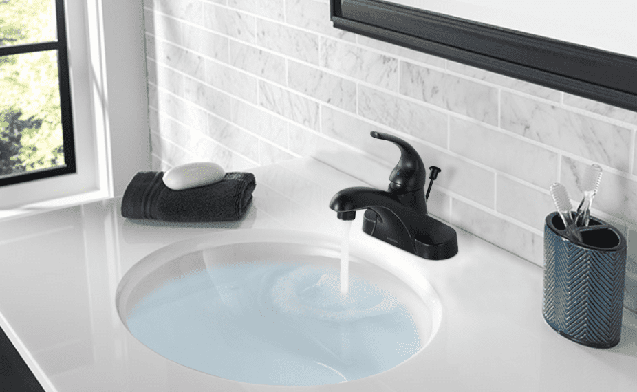 WOWOW Bathroom Faucet Single Lever In Oil Rubbed Bronze 4