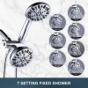 aleasha chrome 48 functions dual rain shower head 2