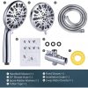 aleasha chrome 48 functions dual rain shower head 9