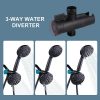 aleasha oil rubbed bronze dual rain shower head 2