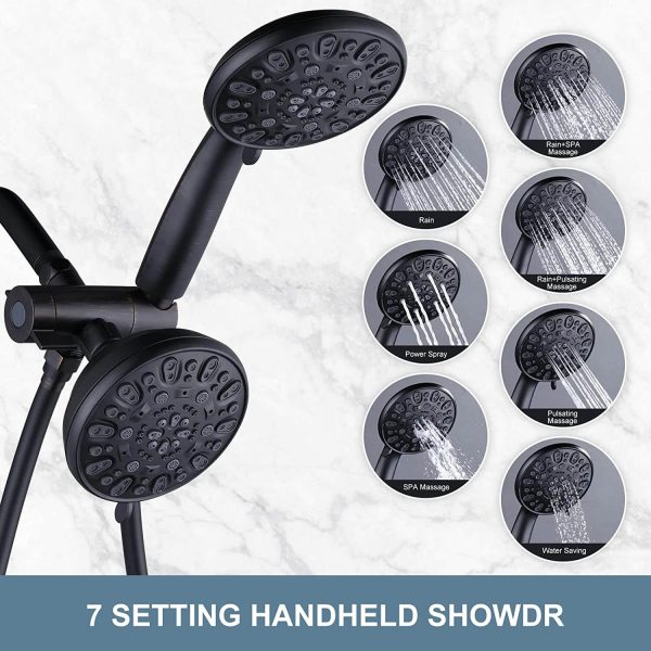 aleasha oil rubbed bronze dual rain shower head 4