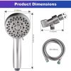 alesea brushed nicke high pressure shower head 1