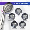 alesea brushed nicke high pressure shower head 2