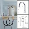 arcora 8 inch widespread chrome bathroom faucet 4 1