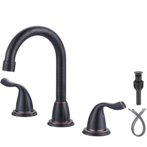 arcora 8 inch widespread oil rubbed bronze bathroom faucet 1