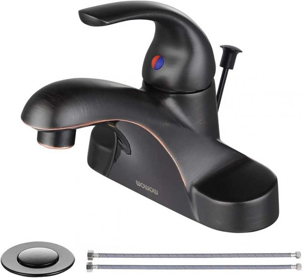 bathroom Faucet Single Lever In Oil Rubbed Bronze 3