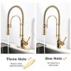 gold solid brass pre rinse faucet 5