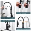 matte black high arc kitchen faucet 3 1