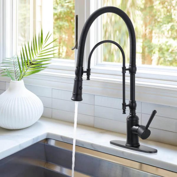 matte black high arc kitchen faucet 4 1