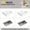 sink faucet hole cover deck plate gold 4