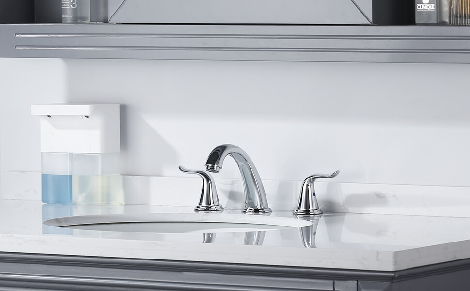 widespread 2 handle high arc bathroom faucet chrome 1 1