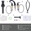 wowow 3 hole widespread oil rubbed bronze bathroom sink faucet 4