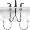 wowow 3 hole widespread oil rubbed bronze bathroom sink faucet 5