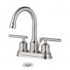 wowow 4 inch centerset bathroom faucet 3 hole brushed nickel bathroom sink faucet 15 1