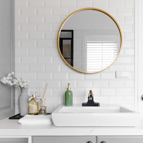 wowow 4 inch single handle black and gold bathroom sink faucet 3