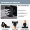 wowow 4 shower jets rain shower system 7