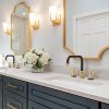 wowow black and gold widespread bathroom sink faucet 5