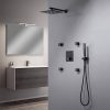wowow black thermostatic shower set 3