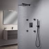 wowow black thermostatic shower set 5