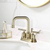 wowow brushed gold bathroom faucet 4 inch bathroom sink faucet 5