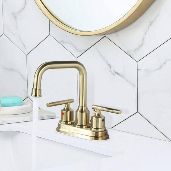 wowow brushed gold bathroom faucet 4 inch bathroom sink faucet 6