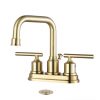 wowow brushed gold bathroom faucet 4 inch bathroom sink faucet 7