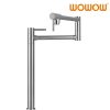 wowow brushed nickel deck mount pot filler folding faucet over stove