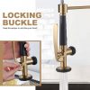 wowow gold commercial spring kitchen faucet with pre rinse sprayer 3