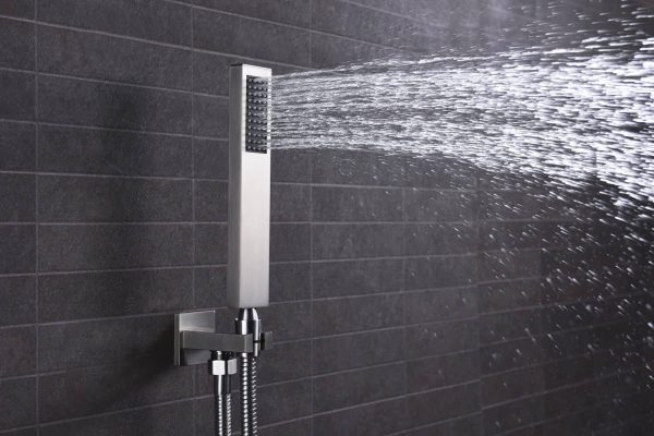wowow luxury brushed nickel rain shower combo set 11