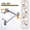 wowow polished nickel wall mount pot filler faucet over stove 3