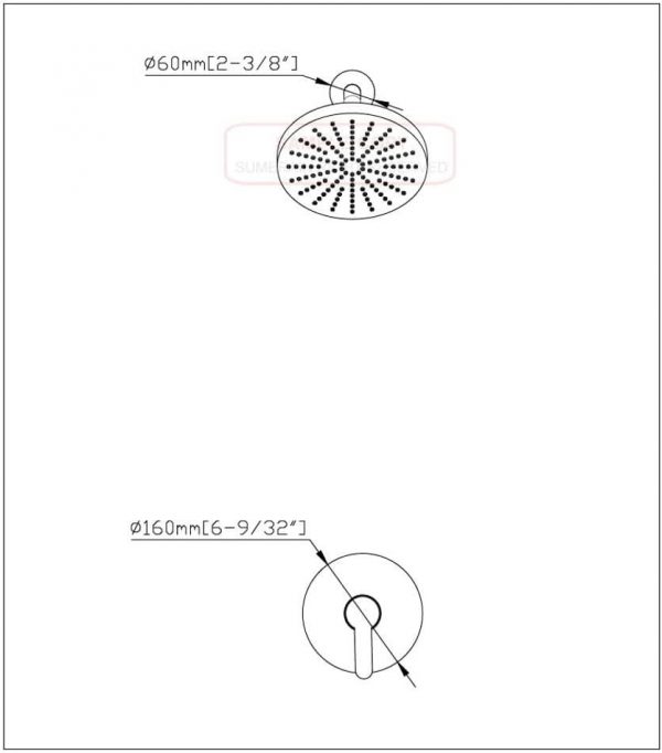 wowow single handle brushed nickel rain shower combo set 5