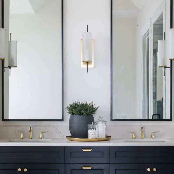 wowow widespread brushed gold bathroom sink faucet with pop up drain and supply hose 1