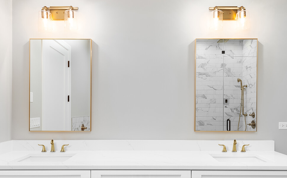 wowow widespread brushed gold bathroom sink faucet with pop up drain and supply hose 2 1