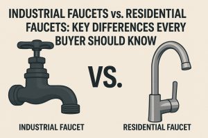 Industrial Faucets vs. Residential Faucets: Key Differences Every Buyer Should Know