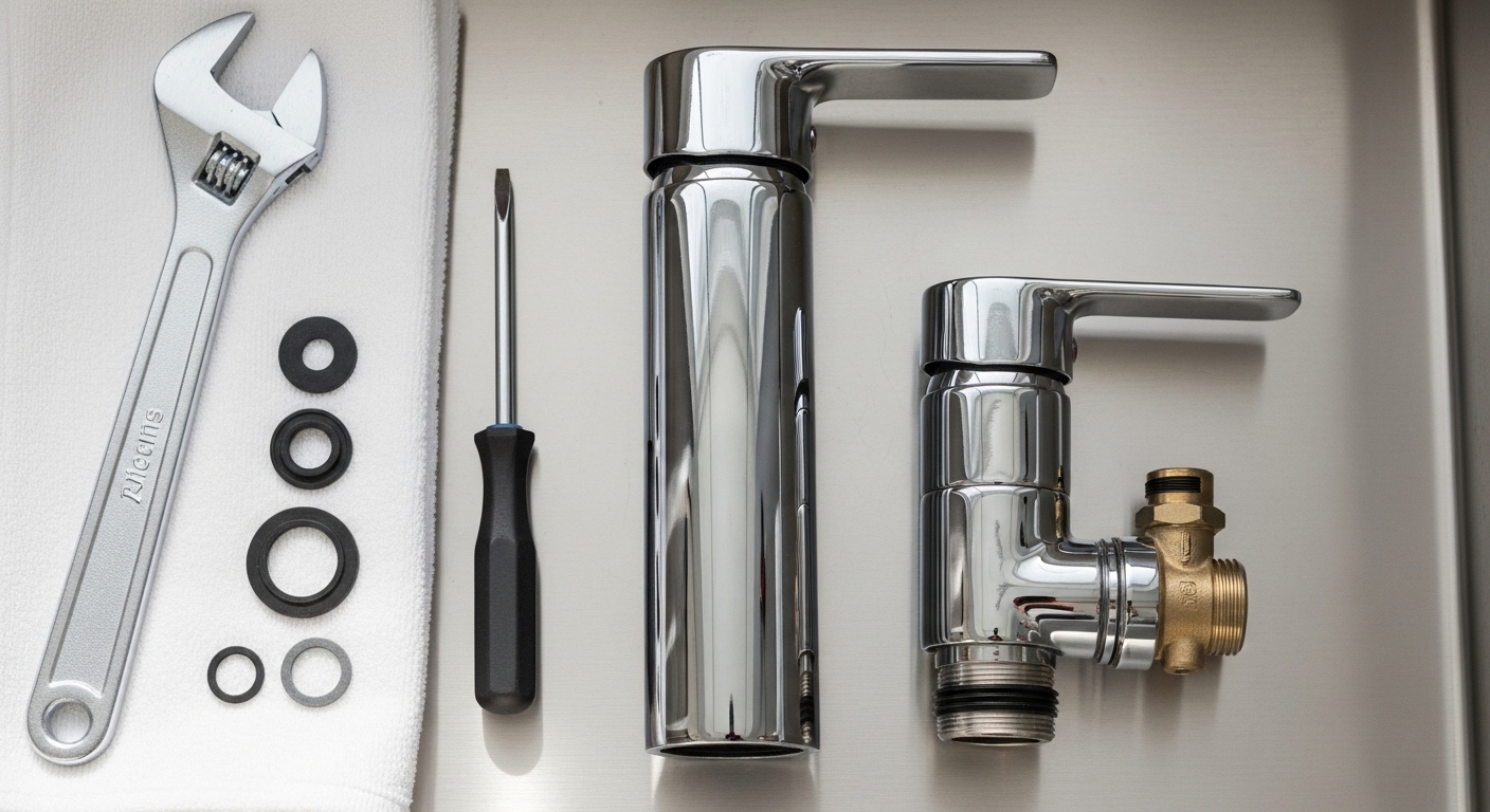 how to change kitchen tap washer uk