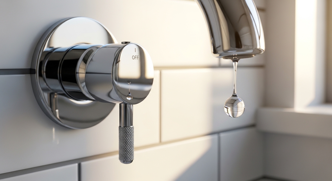 shower faucet keeps running when turned off