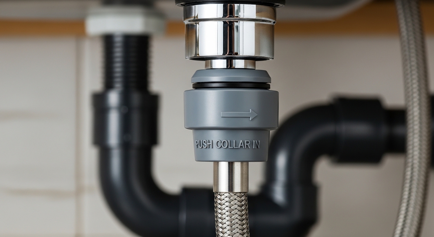 how to remove glacier bay kitchen faucet quick connect