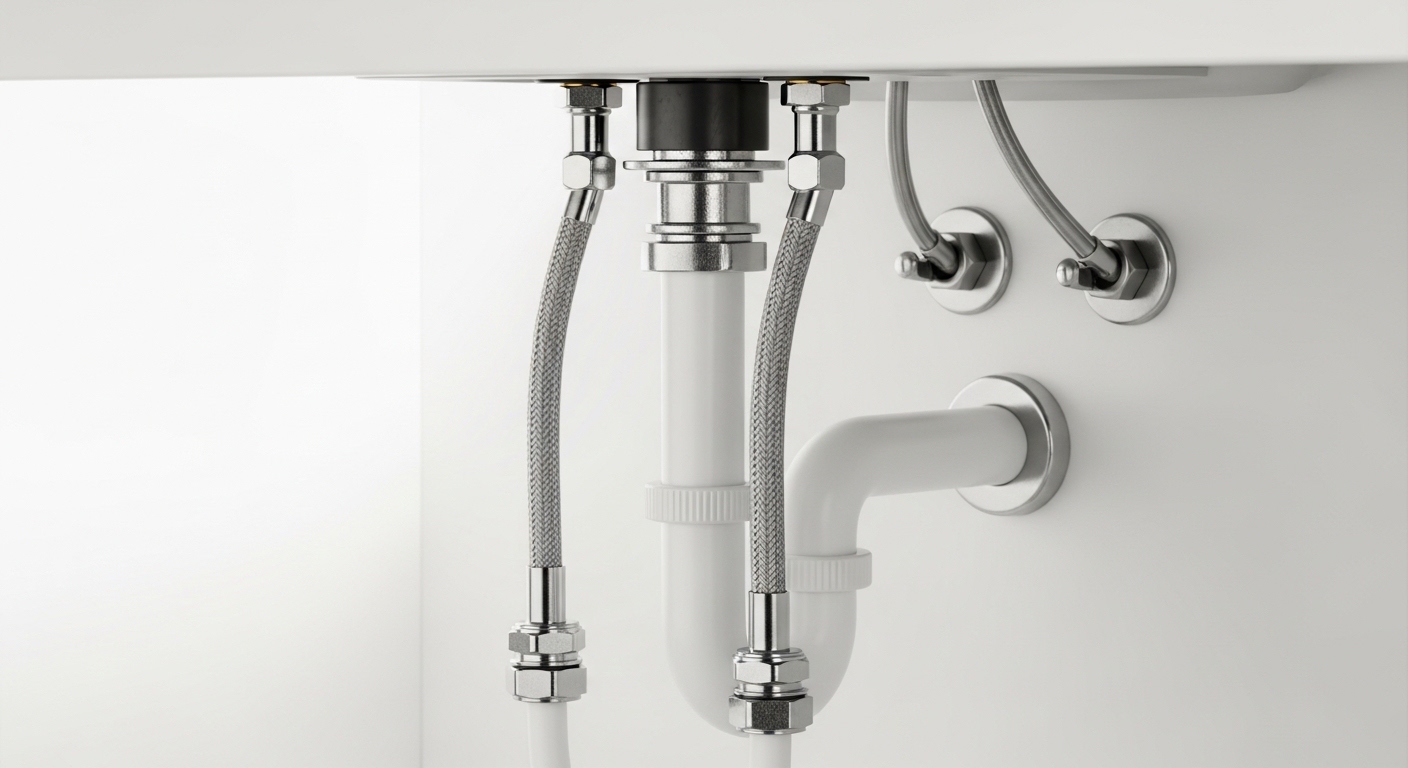 moen banbury faucet supply line size