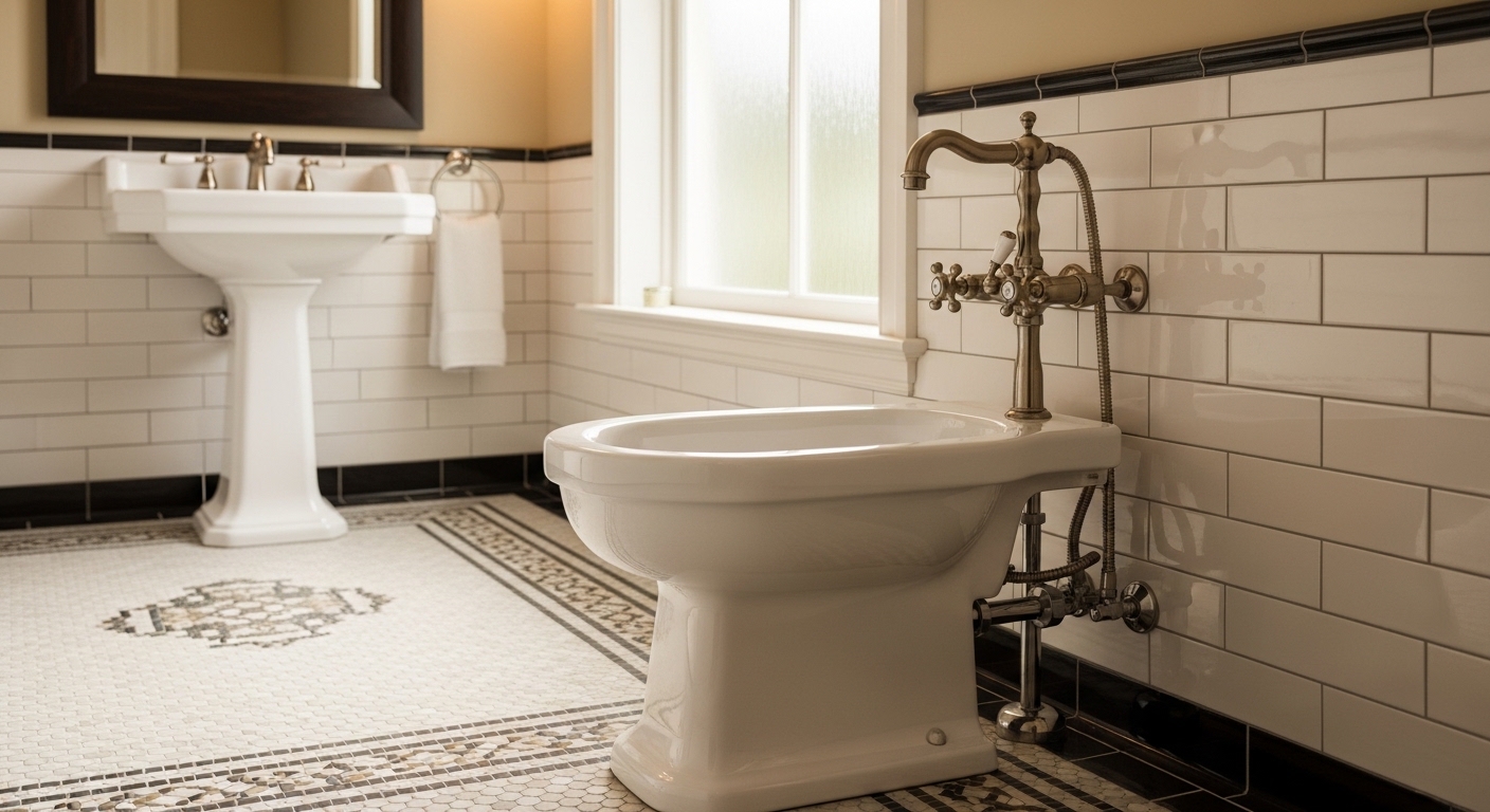 vintage bidet faucet