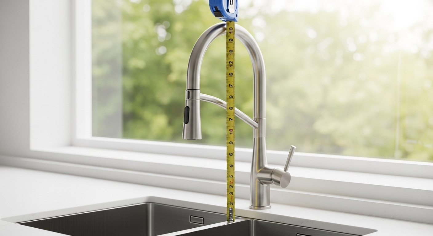 what size faucet for kitchen sink