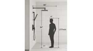 What Is the Right Rainfall Shower Head Mounting Height, and How High Should You Really Install It?