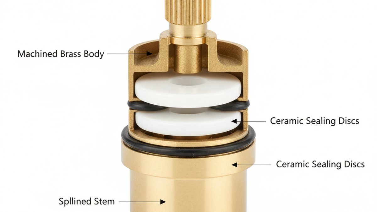 brass faucet valve cartridge