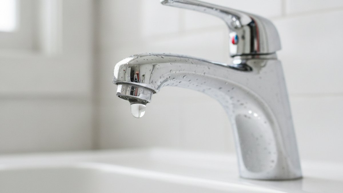 leaky bathroom faucet